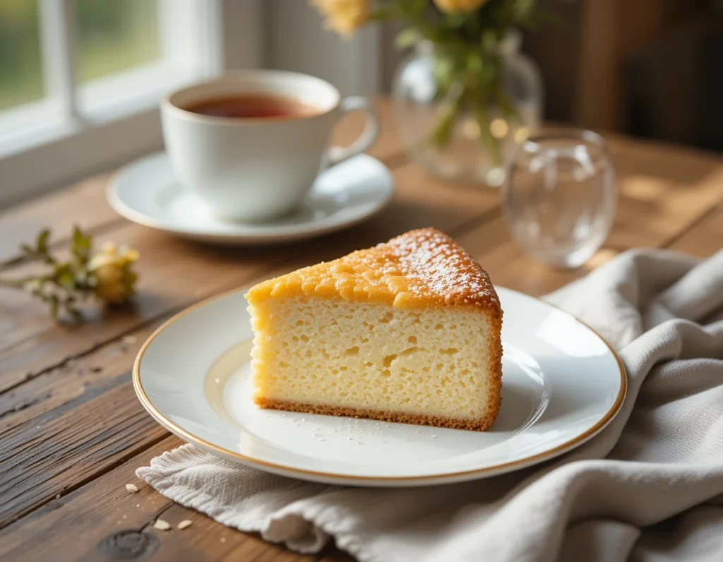 Gâteau au yaourt facile à l’huile d’olive et vanille