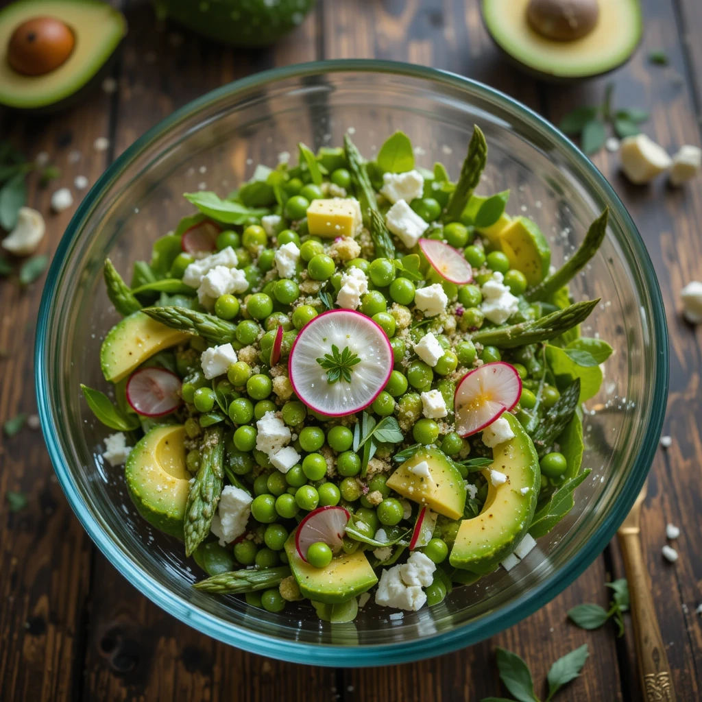 Salade de Printemps aux Asperges et Petits Pois : La Recette Fraîcheur et Santé