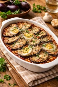 Gratin d’aubergines à l’italienne