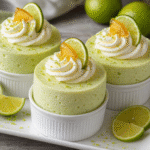 Soufflés glacés au citron vert faciles et élégants