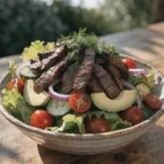 Salade de Bœuf Facile – Recette Fraîche et Savoureuse