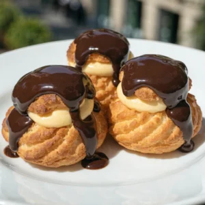 Petits Choux à la Crème : Recette Facile avec Sauce au Chocolat